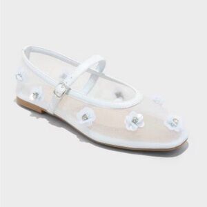 Women’s Everly Flats White-91/2